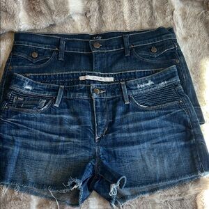 Joe's Jeans karrie Denim shorts
Citizens of humanity distressed Jean shorts